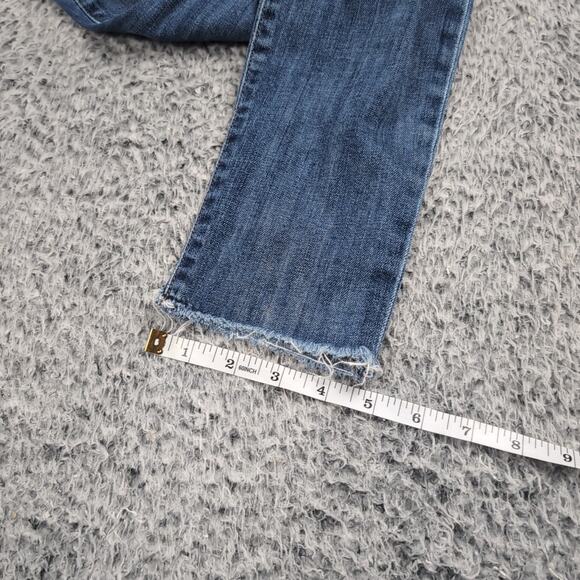 Joes Jeans Womens 27 Blue Skinny Ankle Denim Stretch Thrashed Normcore Bikercore - Picture 8 of 9